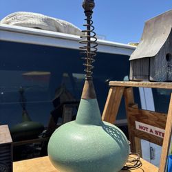 Vintage Lamp Art Deco Style Mid-Century, Modern