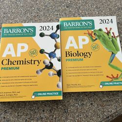 AP Chemestry & Biology Premium, 2024: 5 Practice Tests + Review + Online Pract