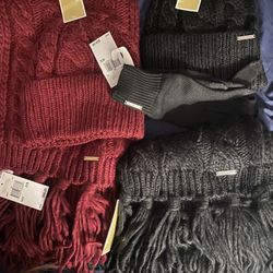 Michael Kors Scarf And Beanie