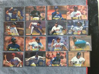 95' Fleer All Star double sided cards