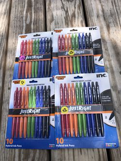 Assorted color ink pens $2 per pack