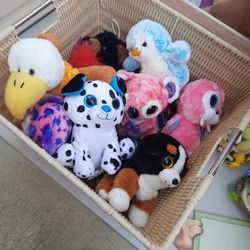 Multiple Stuffed Animals