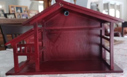 Christmas Table Top Manger Nativity  Scene Jesus Mary Joseph