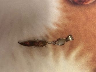 Sterling Silver Feather Pendant