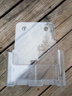 Plastic mail holder