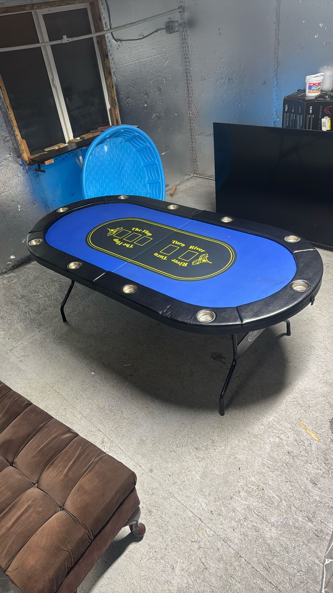 Barrington Poker Multiple Styles Folding Poker Table 