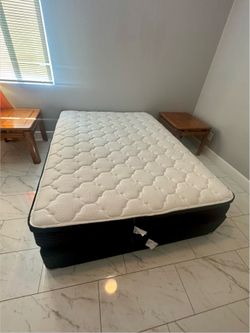 Queen size mattress, and boxspring