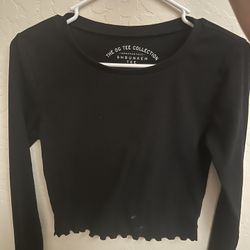 Black Crop Top