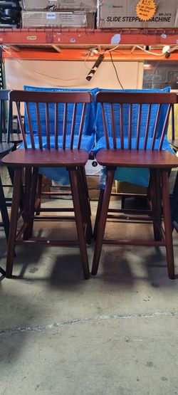 24 inches Wood Bar Stools Set of 4
