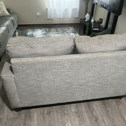 Couch And Love Seat Set With Pillows