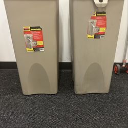 Two tall 23 Gallons Rubbermaid Trash Containers