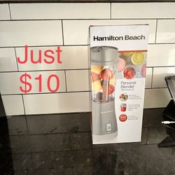New Hamilton Beach Personal Blender $10
