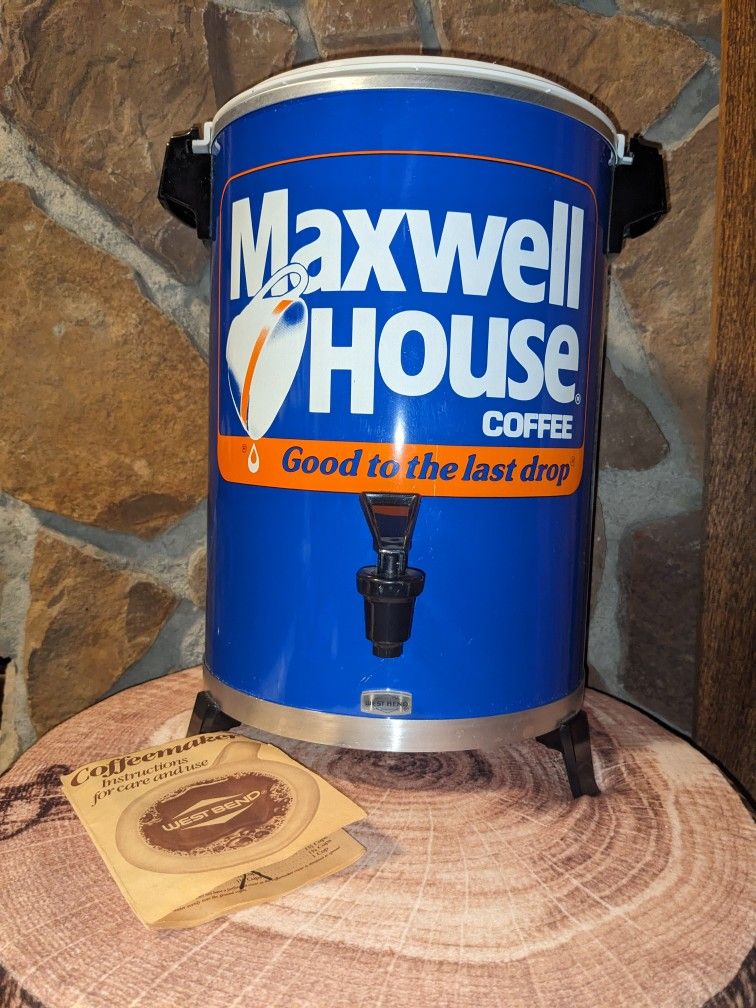 Vintage Maxwell House 30 Cup Percolator 