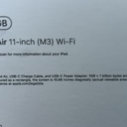 iPad Air m3 11inch blue