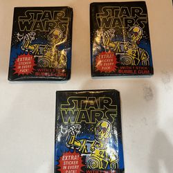 Star Wars 1977 topps 1st Edition Unopened 