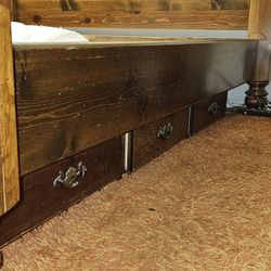 California King Wooden Bed Frame