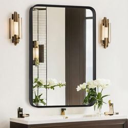 Brand new Rectangle Framed Mirror 23*33 inch Black color