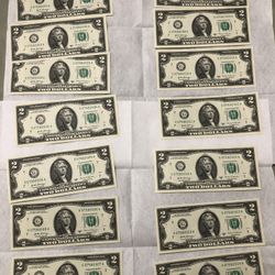 Brand New Rare $2 Bill With Birth Year From 2001-2025
