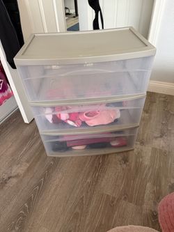3-Drawer Plastic Storage Cart