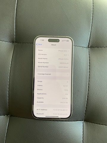 Apple iPhone 14 Pro - Carrier Unlocked - 256 GB Deep Purple (Good)