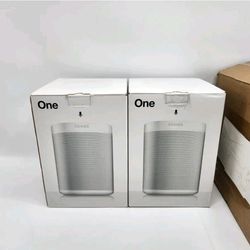 Sonos One Two Room Speaker Set of 2 - White - Smart Speaker's Gen2