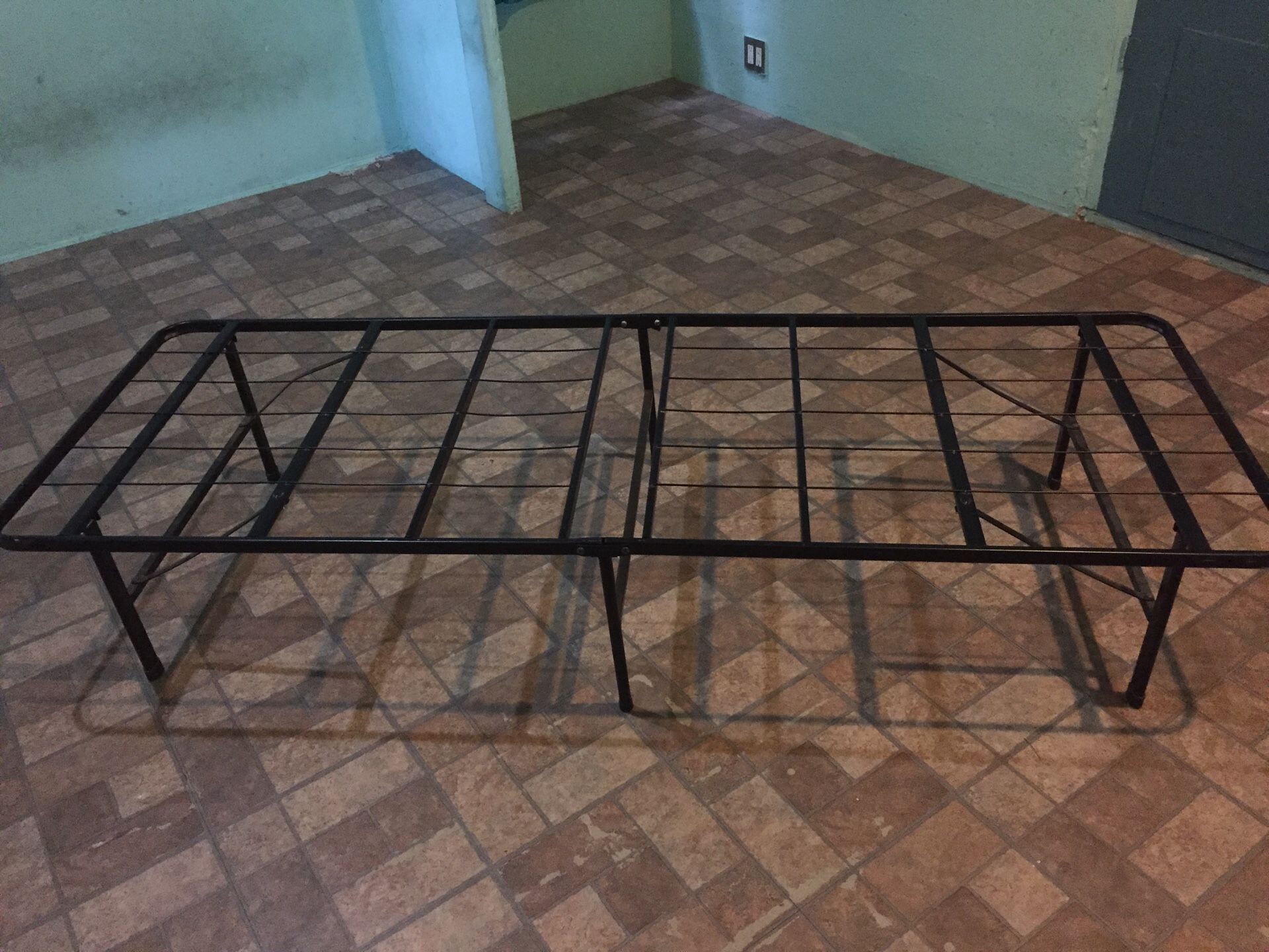 (2) Twin metal bed frame $20