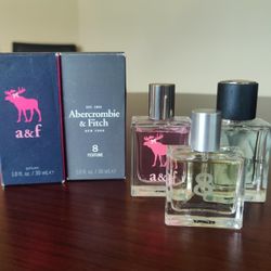 3 Abercrombie & Fitch Perfumes a&f and #8