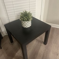 Black Side Table