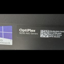 Dell OptiPlex 3050 All In One Computer Desktop Core i5, 8 GB Ram and 250 GB SSD, Windows 10 Pro