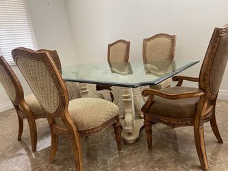 Glass Dinning Table Set