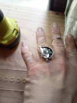 Authentic Navajo Indian adventure stone ring