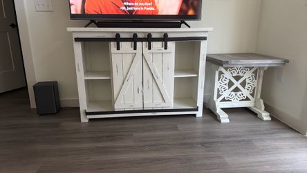 Rustic Tv Stand and Side Tables