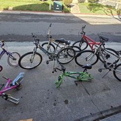 Kids Bikes Lot (Free Delivery In San Diego County)
