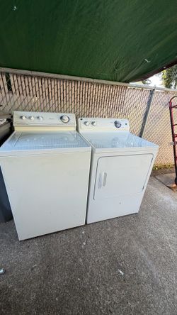 Washer and dryer set working perfectly in excellent conditions🔥🧊