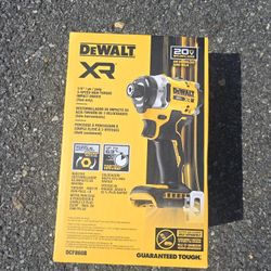 
DEWALT
20V MAX XR Cordless Impact Driver (Tool Only)