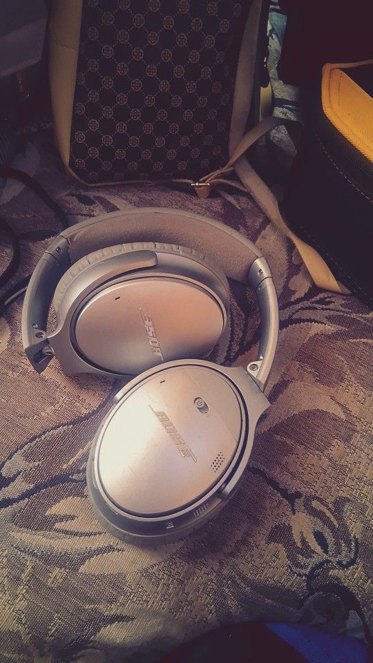 Bose Silver Headphones 