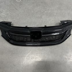 16-17 Honda Accord Sedan Front Grille -Glossy Black