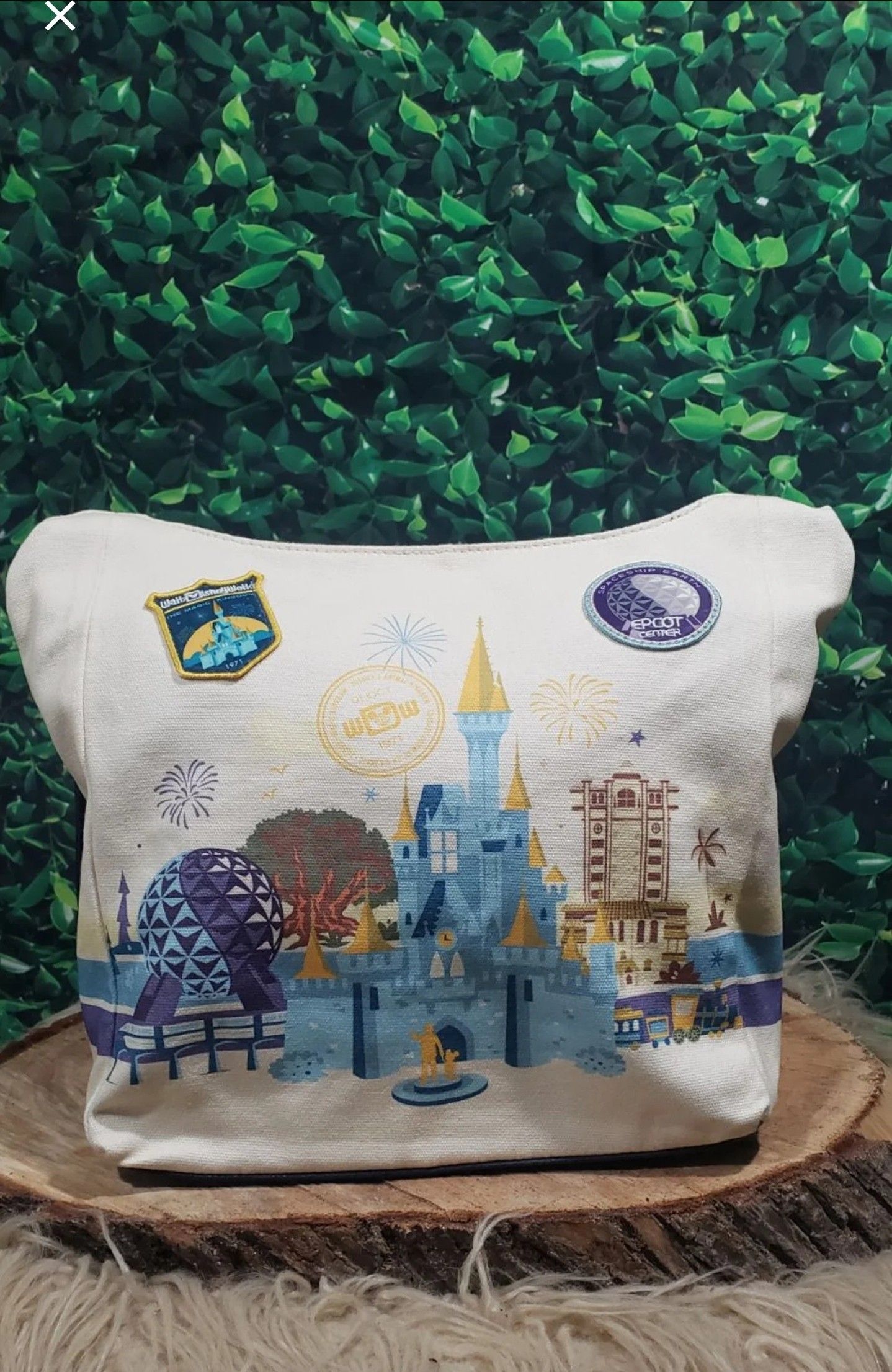 Walt Disney World Discover The Magic Canvas Tote.