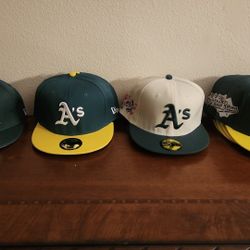 Oakland A's Fans Fitted Hat Cap 