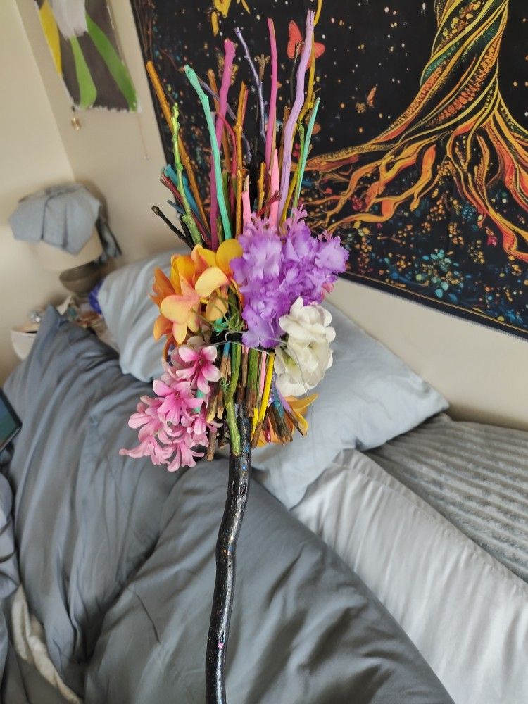 Handmade Rainbow Bessom