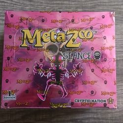 Sealed Box MetaZoo TCG: Cryptid Nation Seance 1st Edition Booster Box. 36 booster packs