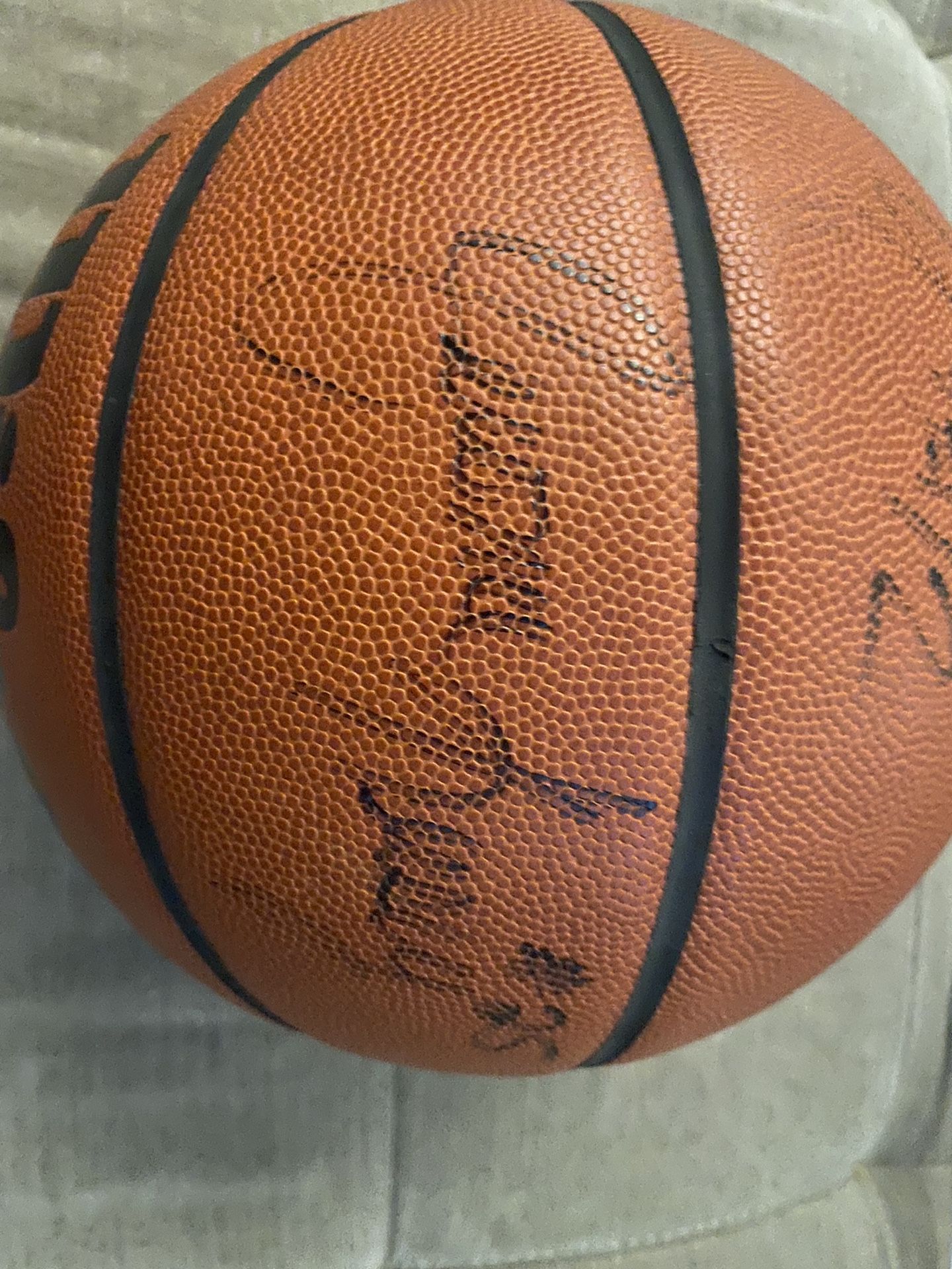 Wilson Evolution Blazers Signed Basketball