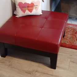 Leather ottoman almoaditas no incluodas