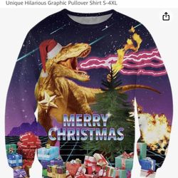 Fun graphic Christmas Sweatshirt 