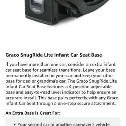 Graco Car Seat Bases $50 