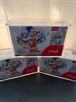 Acrylic - Prismatic evolutions etb booster bundle Costco combo