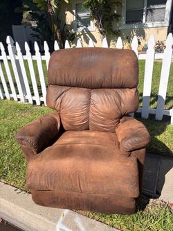 Brown recliner
