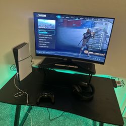 Gaming Table With Led Lights $75
