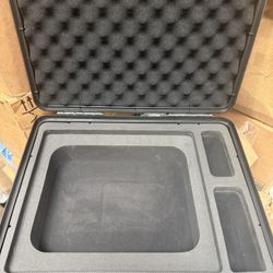 Fabater Antenna Case, Hard Shell Protective Mini Dish Case, Cable Organizer Bag with EVA Lined Interior for Outdoor Travel RV Satellite Internet