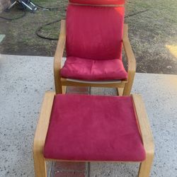 Chair And Foot Rest